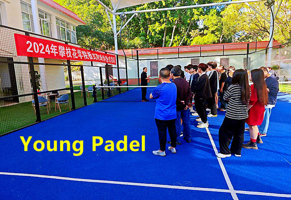 Entraînement au padel-tennis sur les campus universitaires chinois