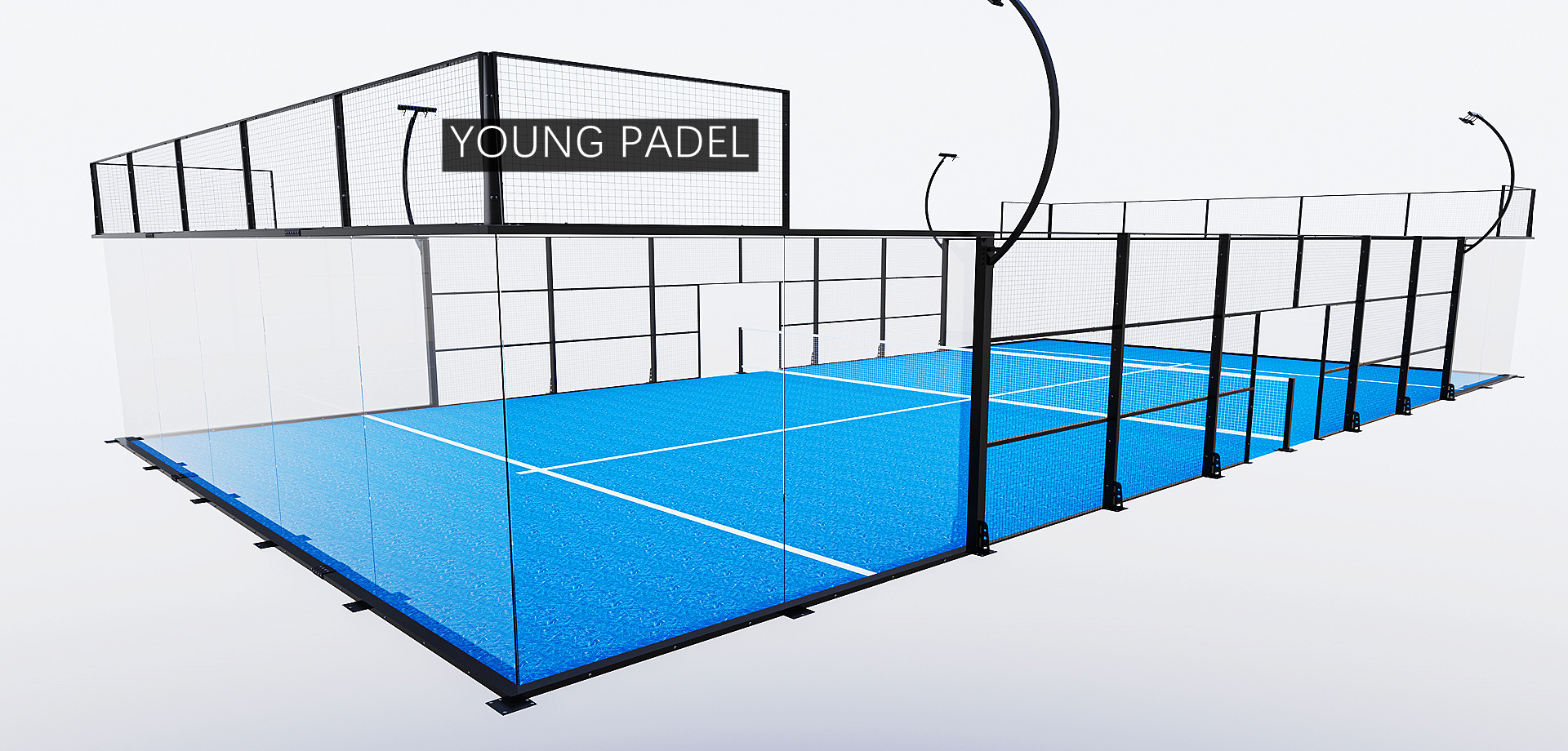 Jeune homme Padel