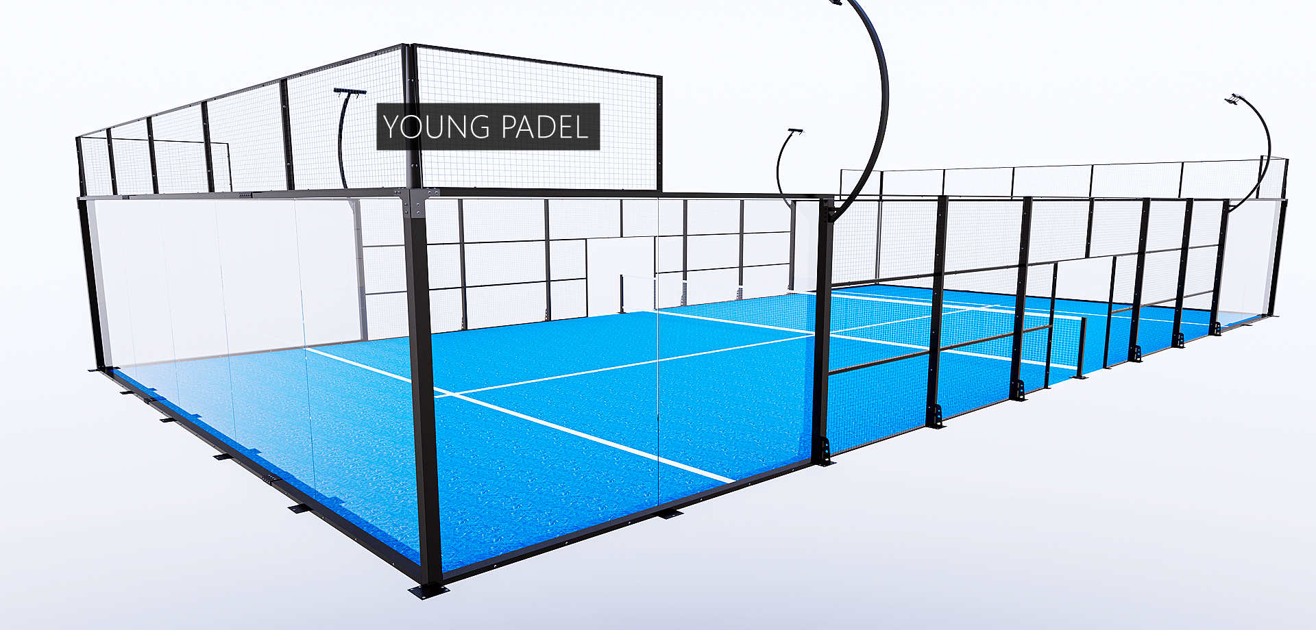 Jeune homme Padel