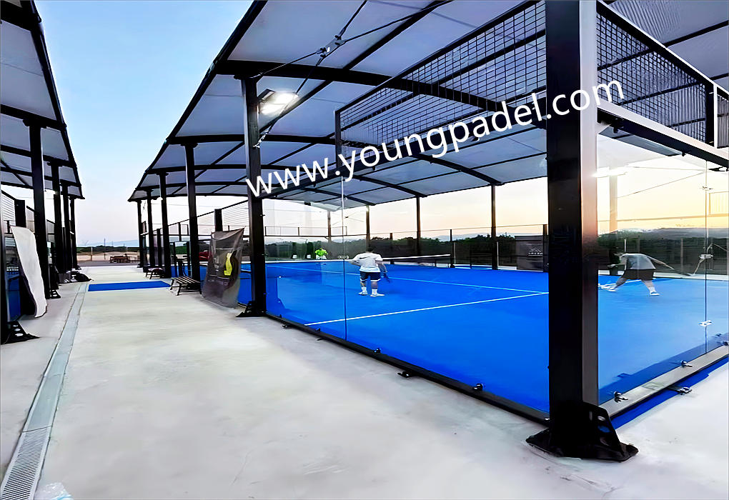 Poland- 64 Sets Padel Courts With Roof Installed