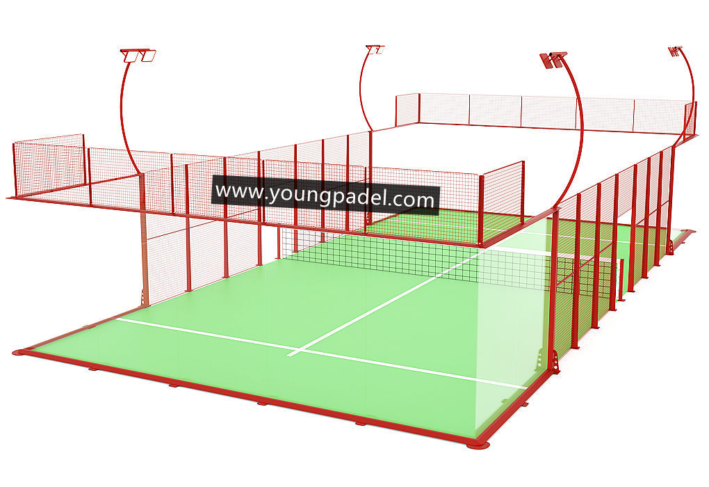2026 Terrains de Padel certifié FIP modèle fabriqué en Chine